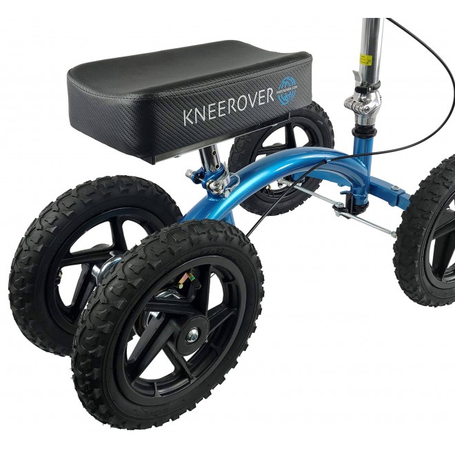 New KneeRover Quad All Terrain Knee Walker in Metallic Blue