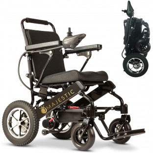 2023 New Folding Ultra Lightweight Electric Power Wheelchair Silla de Ruedas Electrica FDA Approved and Air Travel Allowed Heavy Duty Mobility Motorized Portable Power 1758243 Seat Width