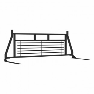 ARIES 111000 Classic Heavy-Duty Truck Headache Rack Cab Protector, Black Steel, Fits Select Chevrolet, Ford, Dodge and GMC Trucks