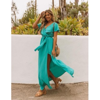 Lost In The Moment Maxi Dress - New Mint